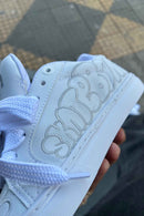 Tesla Hertz White Art