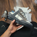 Tesla Coil Grey Blue UV Gancho Cadarço Purple